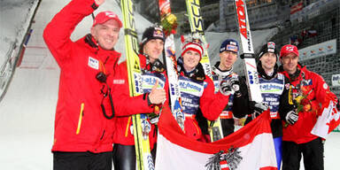 Adler springen zu Team-Gold