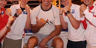 Adler trainierten mit Klitschko