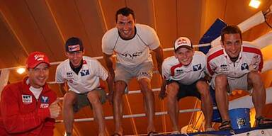 Adler trainierten mit Klitschko