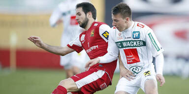 Rapid gewinnt mit 2:0 gegen Wr. Neustadt