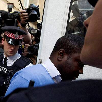 Kweku Adoboli wird dem U-Richter vorgeführt