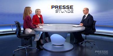 Kopie von oe24-Politikchefin Isabelle Daniel und Helma Poschner (ORF)