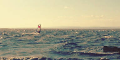 Windsurfer am Neusiedler See