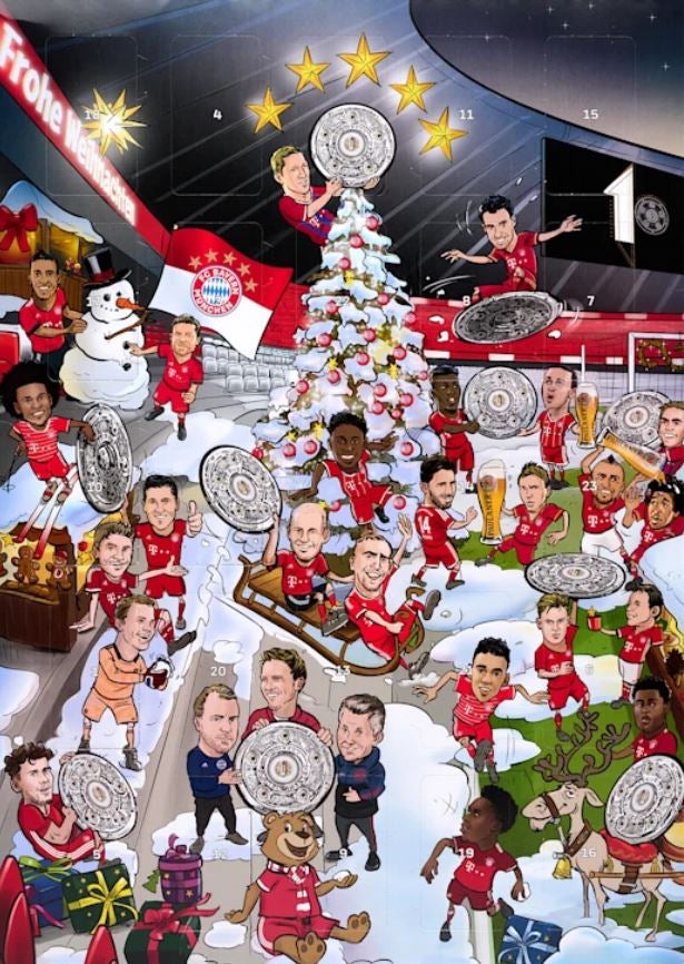 Lewandowski ziert Bayern-Adventskalender