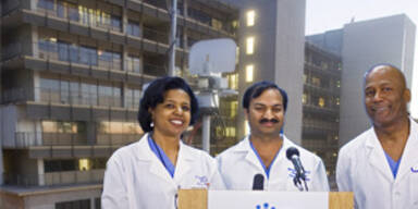 Alle Achtlinge atmen nun selbständig