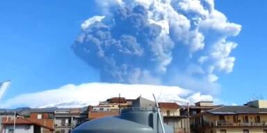 Sizilien: &Auml;tna sorgt f&uuml;r spektakul&auml;re Bilder