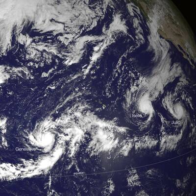 Monsterwellen am Strand