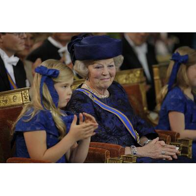 Krönung in den Niederlanden: Prinzessinnen bei der Probe