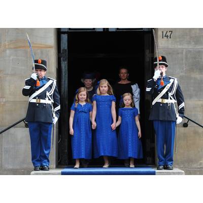 Krönung in den Niederlanden: Prinzessinnen bei der Probe