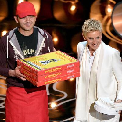 Ellen DeGeneres bestellte Pizza bei den Oscars