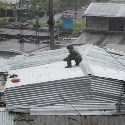 Taifun Rammasun fegte über die Philippinen