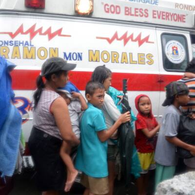 Taifun Rammasun fegte über die Philippinen