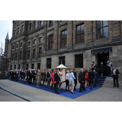 Krönung in den Niederlanden: Prinzessinnen bei der Probe