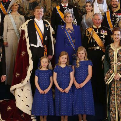Krönung in den Niederlanden: Prinzessinnen bei der Probe