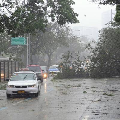 Taifun Rammasun fegte über die Philippinen