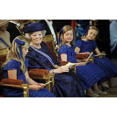 Krönung in den Niederlanden: Prinzessinnen bei der Probe