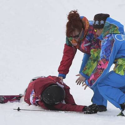 Schwerer Sturz beim Slopestyle-Bewerb