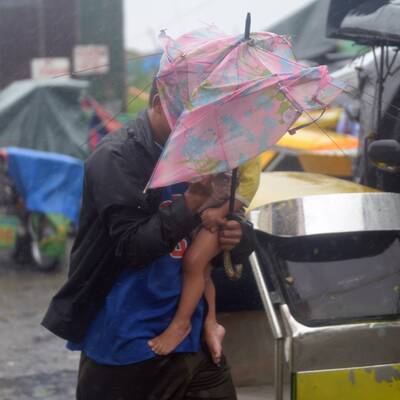 Taifun Rammasun fegte über die Philippinen