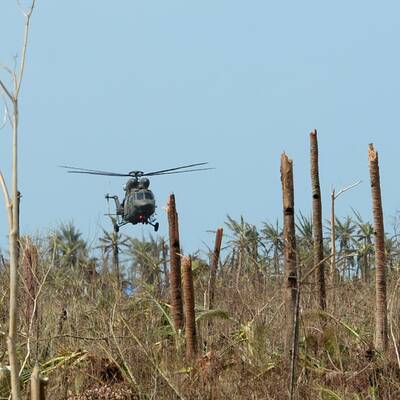 Die amerikanische Hilfsaktion läuft an