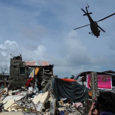 Die amerikanische Hilfsaktion läuft an