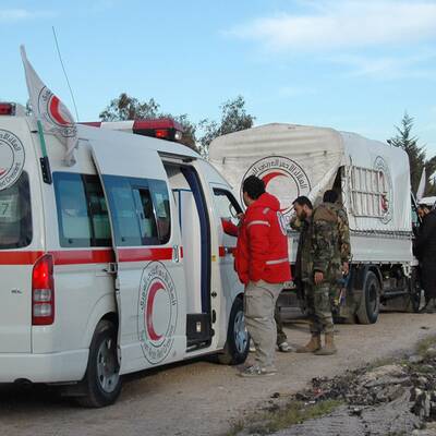 Kampfpause in Syrien: Menschen werden in sicherheit gebracht