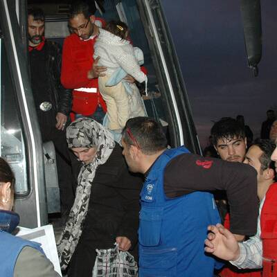 Kampfpause in Syrien: Menschen werden in sicherheit gebracht