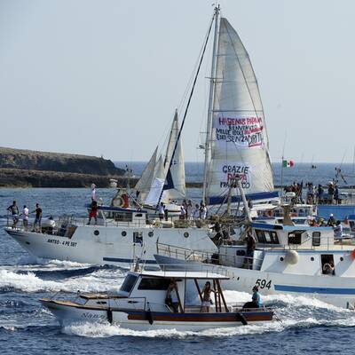 Papst besucht Flüchtlingsinsel Lampedusa