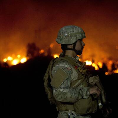 Flammen-Inferno in Valparaiso