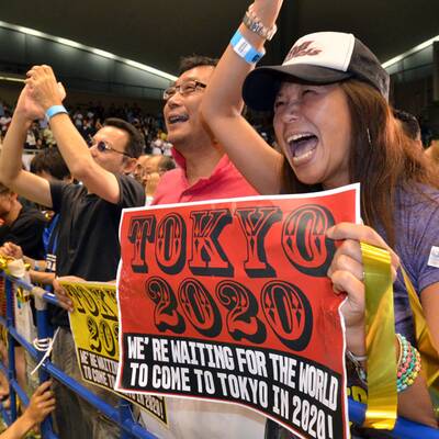 Riesenfreude in Japan über Tokio 2020