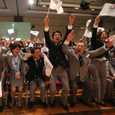 Riesenfreude in Japan über Tokio 2020