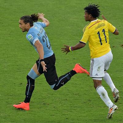 Bilder zu Kolumbien gegen Uruguay