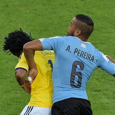 Bilder zu Kolumbien gegen Uruguay