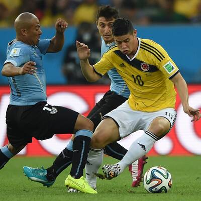 Bilder zu Kolumbien gegen Uruguay