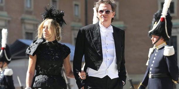 Hochzeit von Prinzessin Madeleine: John Taylor of British music band Duran Duran and his wife Gela Nash