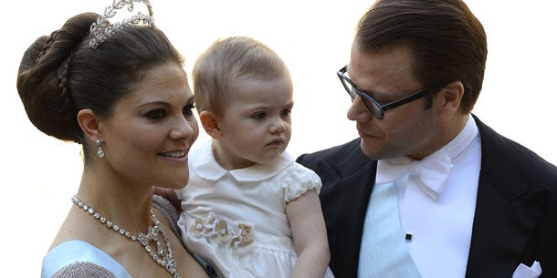 Hochzeit von Prinzessin Madeleine: Kronprinzessin Victoria, Prinzessin Estelle und Prinz Daniel