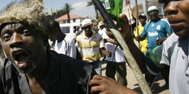 Streikende Taxler lähmen Johannesburg