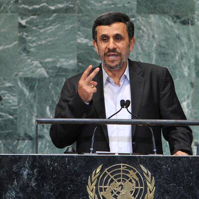 Die Vertreter der USA und Israels boykottierten die Rede Ahmadinejads