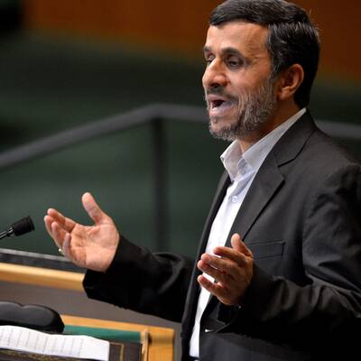 Die Vertreter der USA und Israels boykottierten die Rede Ahmadinejads