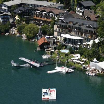 Flugzeuge und Promis am Wolfgangsee