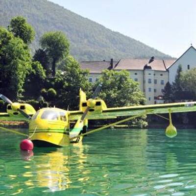 Flugzeuge und Promis am Wolfgangsee