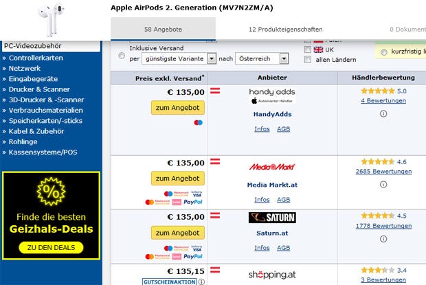 AirPods bei MediaMarkt & Saturn zum Kampfpreis