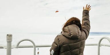 Gute Laune auf Antarktis-Schiff