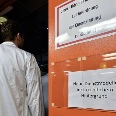 Wiener Spitalsärzte streikten - Chaos am AKH blieb aus.