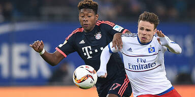 Alaba-Comeback: Bayern siegen in Hamburg