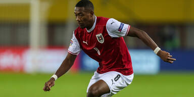 David Alaba beim ÖFB