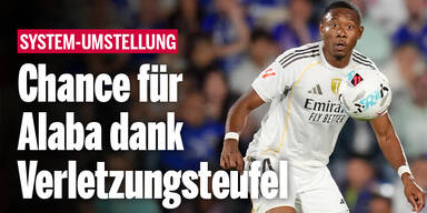 Real-Verletzungsteufel als Chance für David Alaba