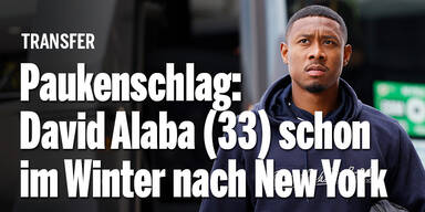 Paukenschlag: David Alaba (33) schon im Winter nach New York