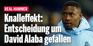 Real-Hammer: Entscheidung um David Alaba (33) gefallen