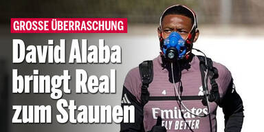 Große Überraschung: Alaba bringt Real zum Staunen