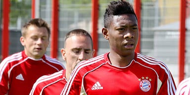 Alaba stieg ins Lauftraining ein